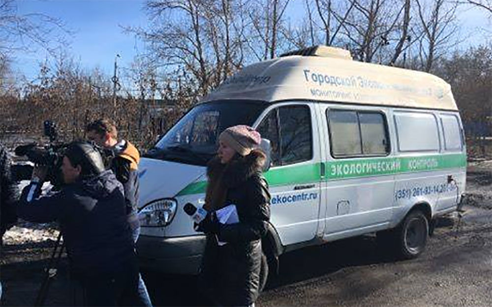 Экологи, чиновники и журналисты взяли пробы воздуха в областном центре Экологический рейд в Челябинске