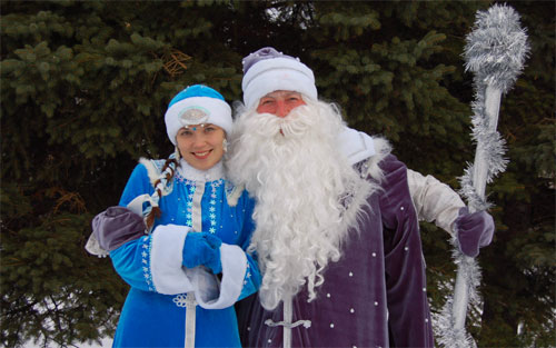В Озерске живут лучшие Дед Мороз и Снегурочка