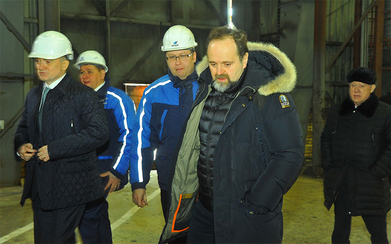 Сергей Донской осмотрел объекты ООО «Мечел-Кокс» Сергей Донской на Мечел-кокс