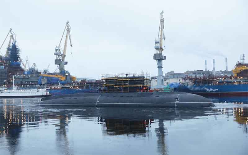 Начались швартовые испытания подводной лодки «Магадан»