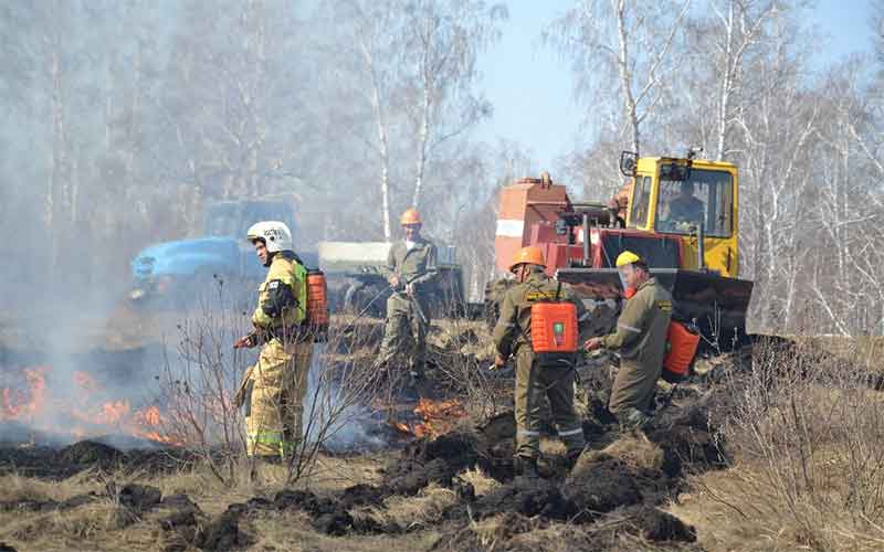 На Южном Урале продолжают бушевать лесные пожары