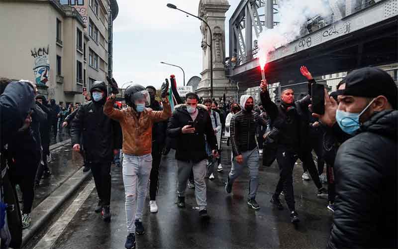 Во Франции прошли антиизраильские выступления