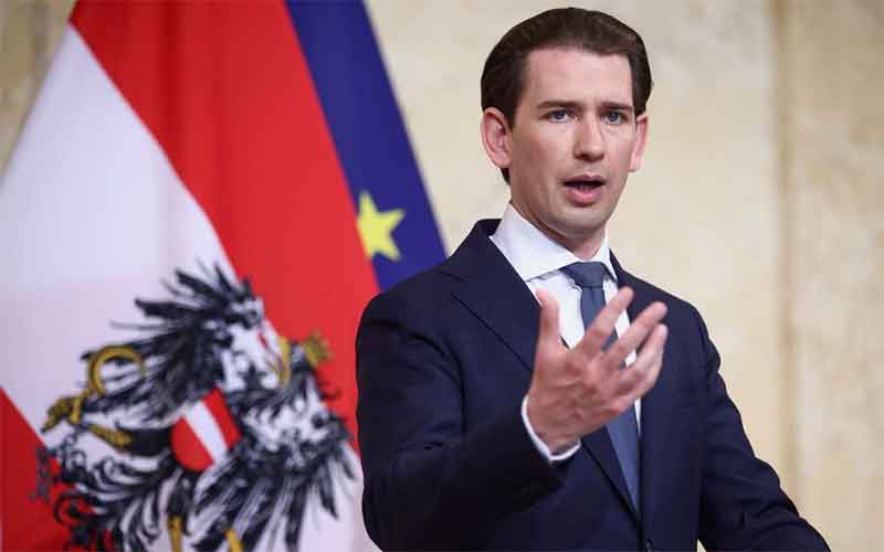Канцлер Австрии Себастьян Курц Австрия больше не хочет принимать афганских беженцев