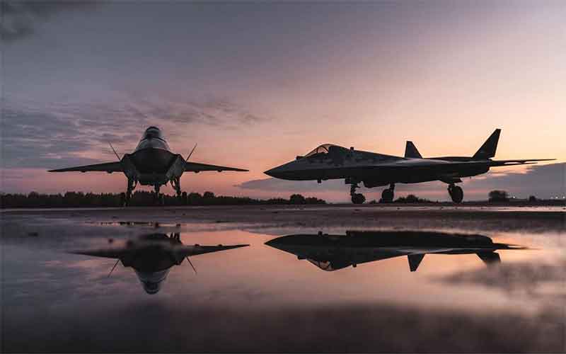 Самолеты Checkmate и Су-57Э впервые показали в паре