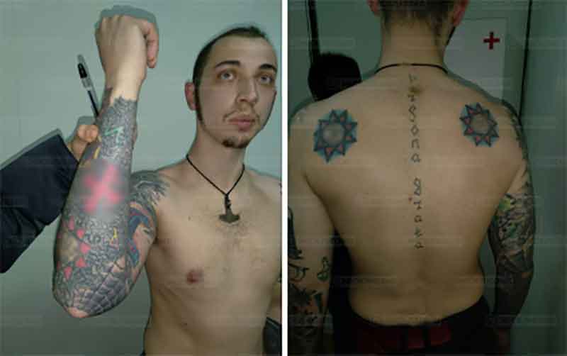 Татуированные нацики из Мариуполя