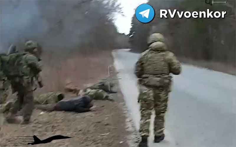 Российский спецназ снял на видео уничтожение украинского бандеромобиля
