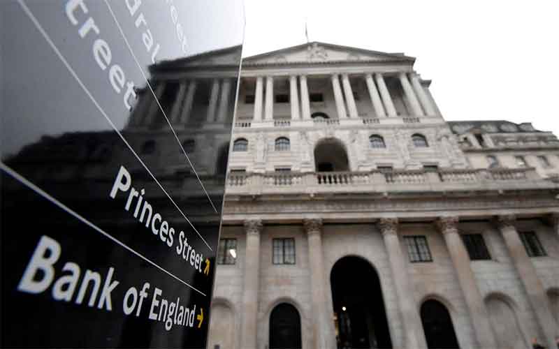 Банк Англии борясь с инфляцией повысил ставку до 1%