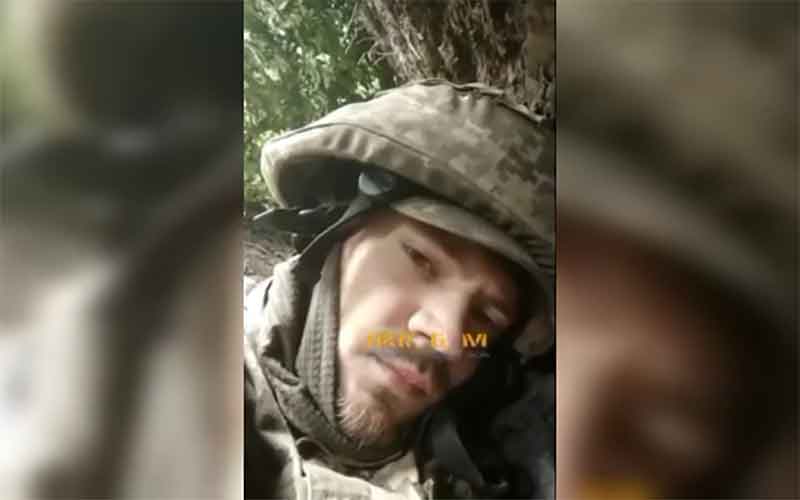 Солдат ВСУ заснял на видео свои последние секунды жизни