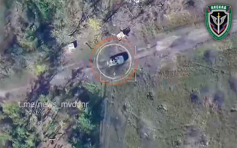 Артиллеристы батальона «Каскад» сняли на видео уничтожение танка ВСУ