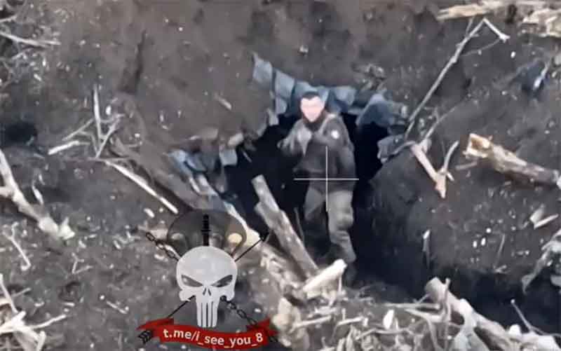 Штурм бойцами ВС России блиндажа ВСУ сняли на видео