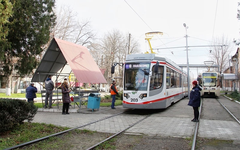 В Краснодаре все новые трамваи УКВЗ работают и перевозят пассажиров