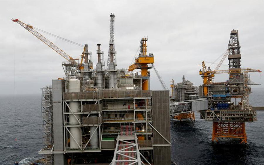 Норвежские нефтепромыслы В Норвегии под угрозой четверть добычи нефти и газа
