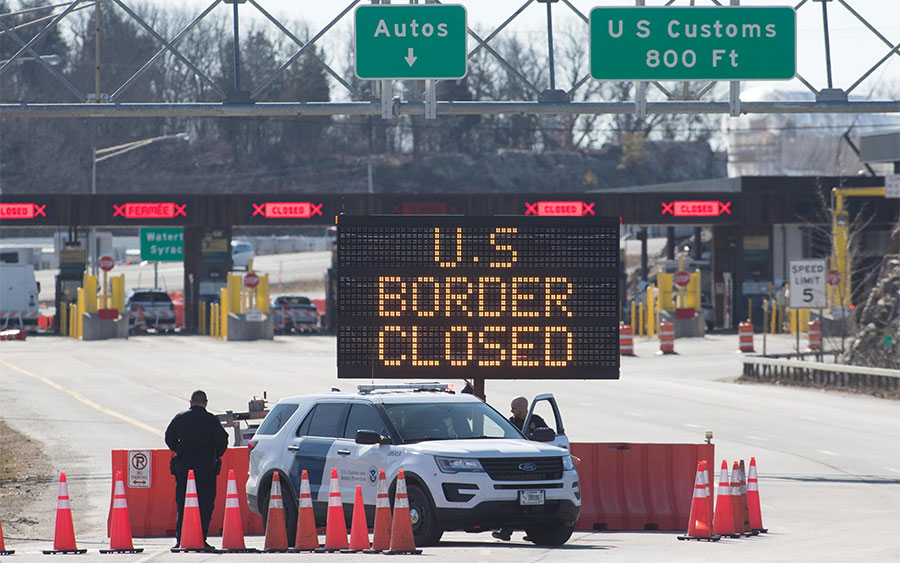 Границы США с Канадой и Мексикой будут закрыты до 21 ноября