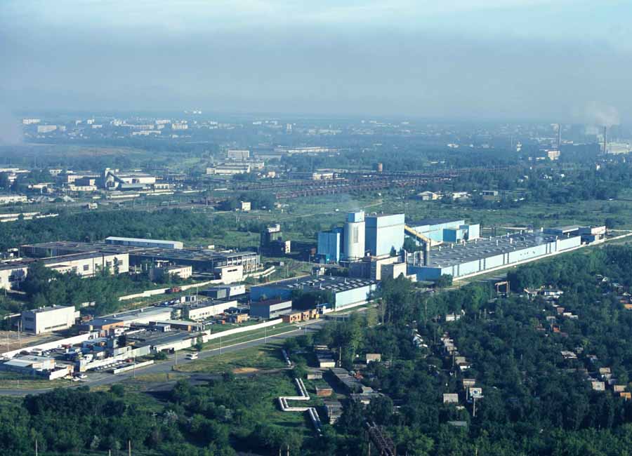 панорама завода