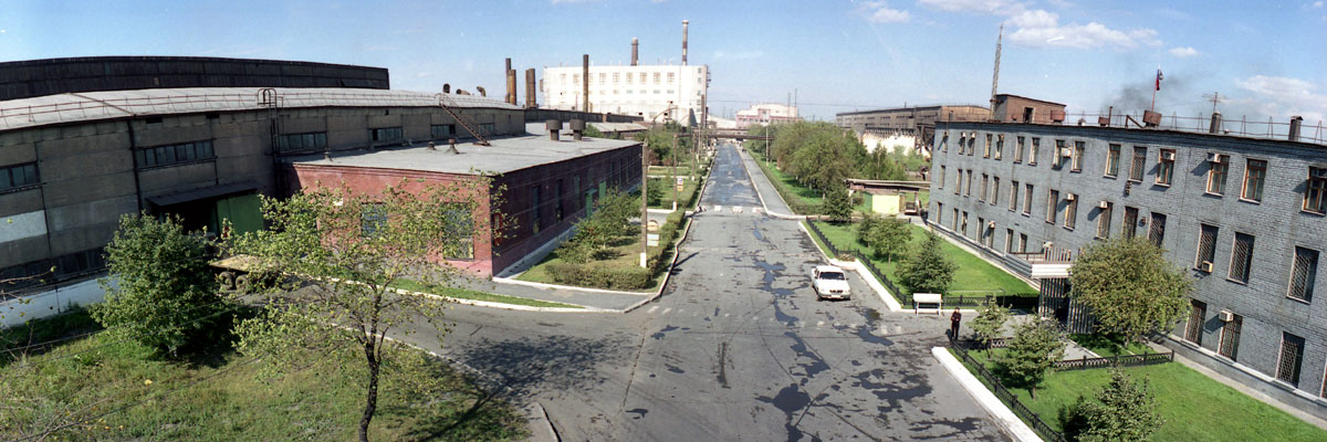 Панорама ЦШИ и здания АБК завода «Огнеупор»