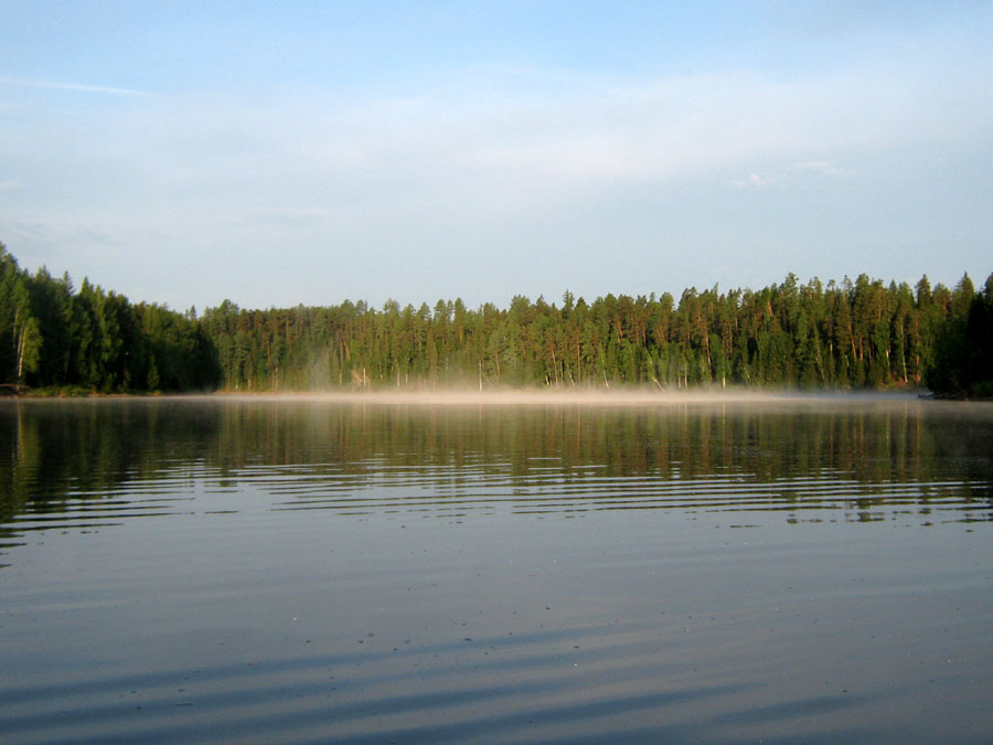 Нязепетровское вдхр. туман над водой (фото Куделенского Олега, Челябинск)