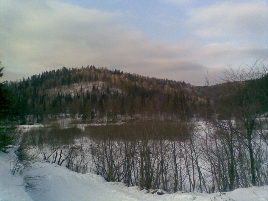 Река Аша в марте (фото Дьяченко Виталия, Челябинск)