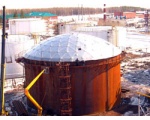 Купольные крыши для резервуаров с нефтепродуктами